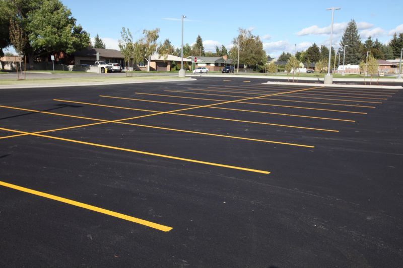 Finished Commercial Parking Lot